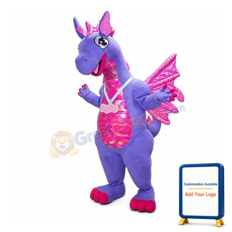 Beautiful Dragon Mascot Costume