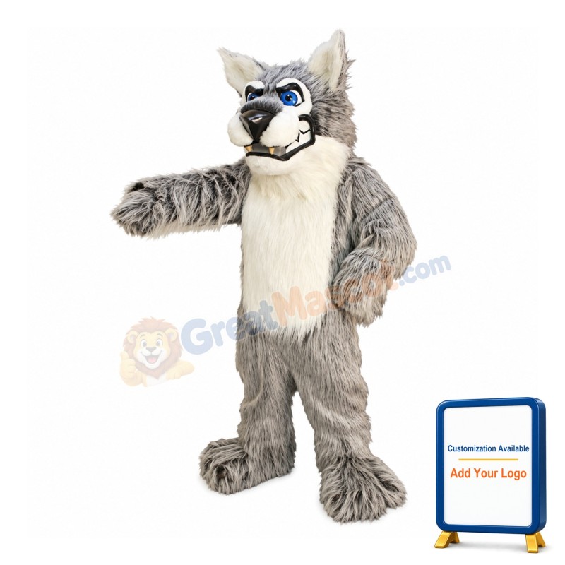 Alpha Wolf Mascot Costume