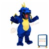 Fierce Blue Dragon Mascot Costume