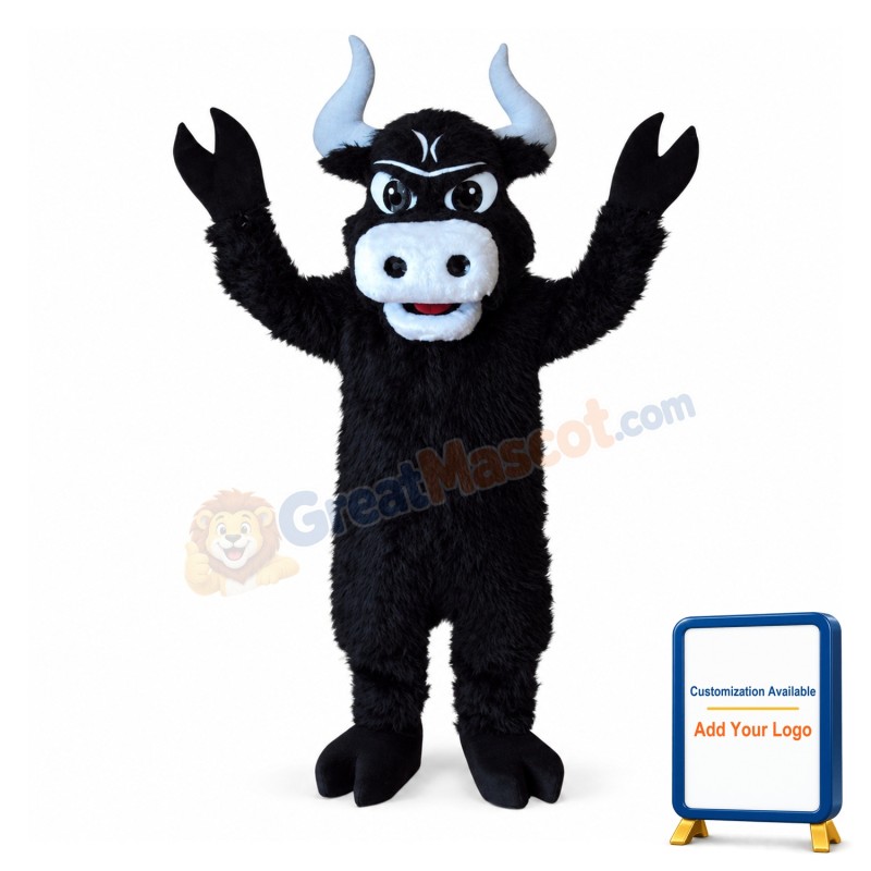 Black Bull Mascot costume