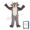 Gray Wolf Mascot Costume