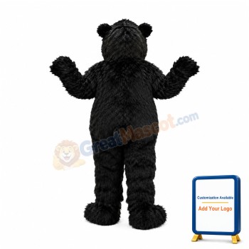 Big Black Bear Mascot Costume