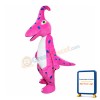 Pink Dinosaur Mascot Costume
