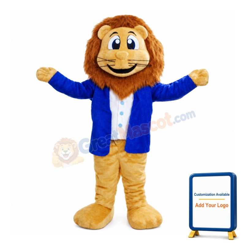 Cartoon Lightweight Lion Mascot Costume