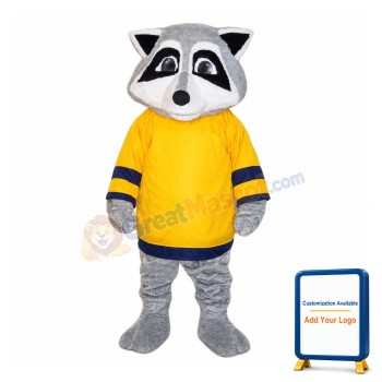 College Raccoon Mascot Costume