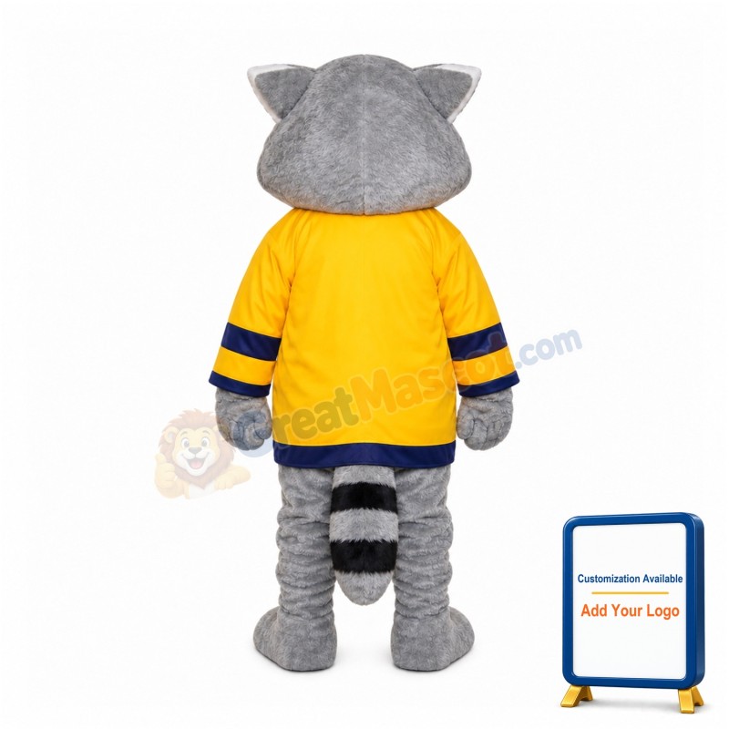 College Raccoon Mascot Costume