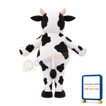 Cute Fat Cow Mascot Costume