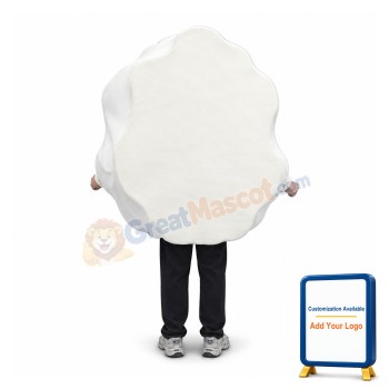 Big Fried Egg Mascot Costume