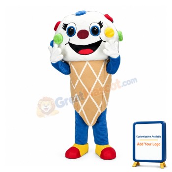 Ice Cream Mascot Costume