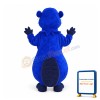 Blue Beaver Mascot Costume