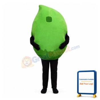 Green Lemo Mascot Costume