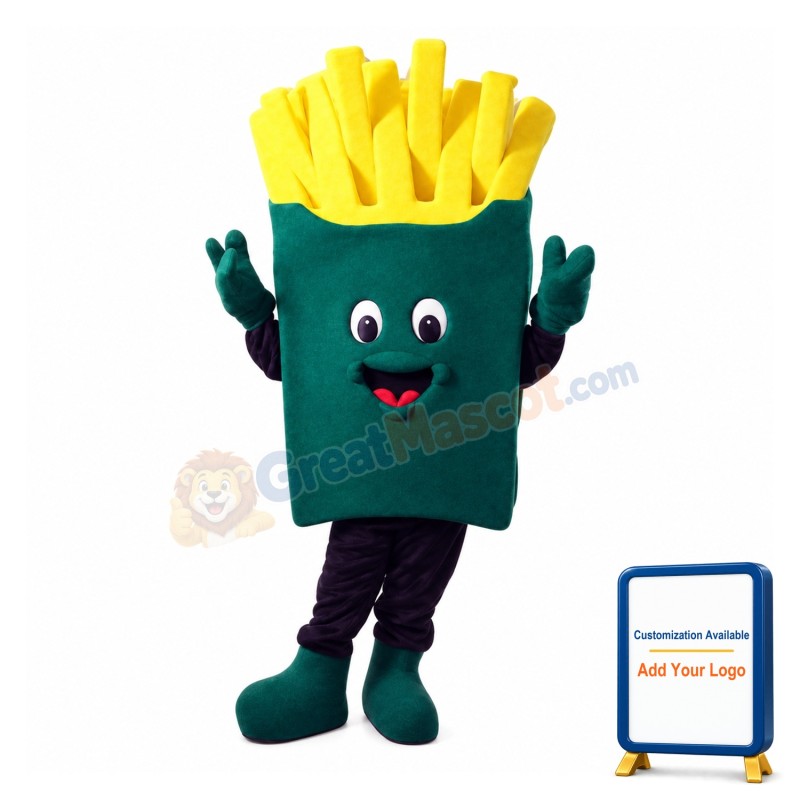 French Fry Mascot Costume