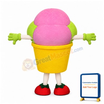 Ice Cream Mascot Costume