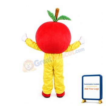 Red Apple Mascot Costume