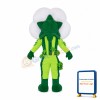 White Morning Glory Mascot Costume