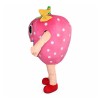 Pink Strawberry Mascot Costume