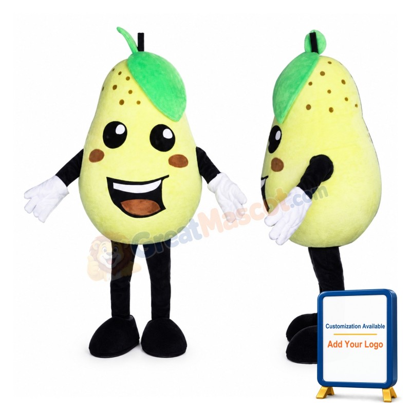 Happy Pear Mascot Costume