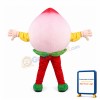 Pink Peach Mascot Costume