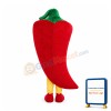 Red Chili Mascot Costume
