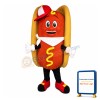 Happy Lightweight Hot Dog Mascot Costume