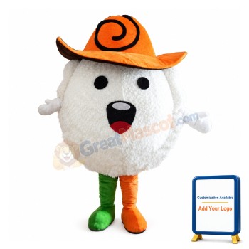 Chinese Dumpling Food Mascot Costume