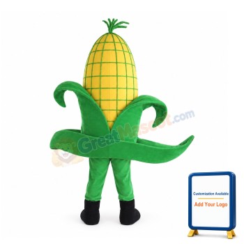 Smiling Corn Mascot Costume