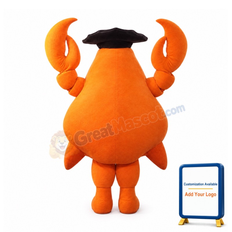Captain Crab Mascot Costume
