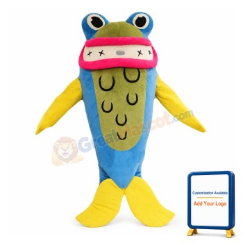 Cartoon Shark Mascot Costume