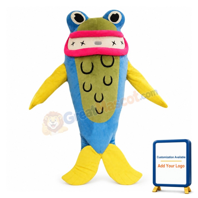 Cartoon Shark Mascot Costume