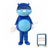 Blue Beaver Mascot Costume