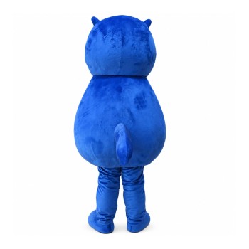 Cheap Blue Beaver Mascot Costume