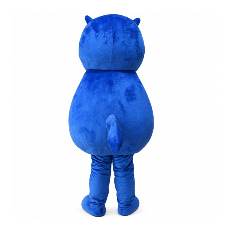 Blue Beaver Mascot Costume