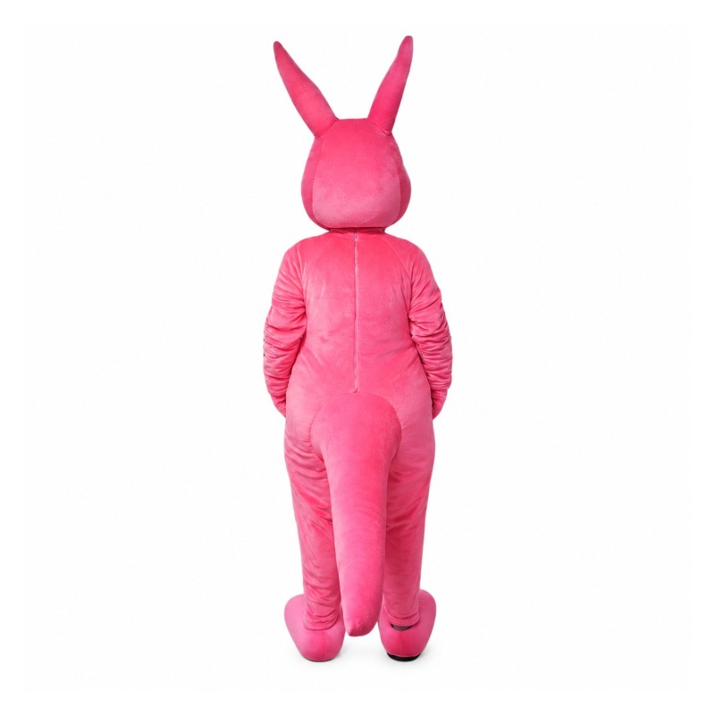 Pink Kangaroo Mascot Costume