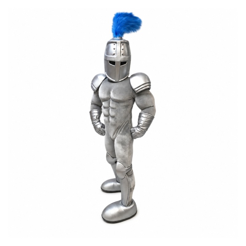 Power Silver Knight Mascot Costume