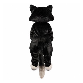 Happy Black Cat Mascot Costume