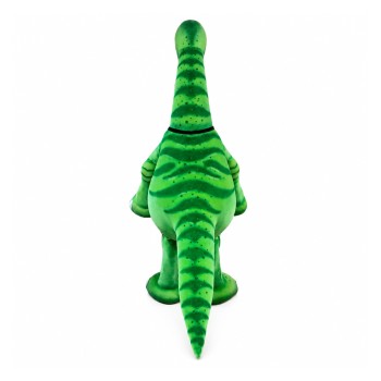 Happy Green Dinosaur Mascot Costume