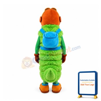 Green Caterpillar Mascot Costume
