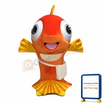 Happy Fish Mascot Costume