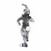 Black White Pink Rabbit Mascot Costume