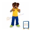 College Puppy Dog Mascot Costume