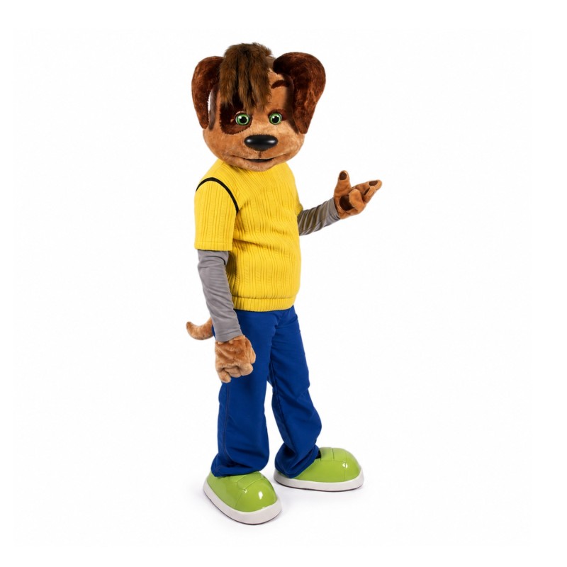 College Puppy Dog Mascot Costume