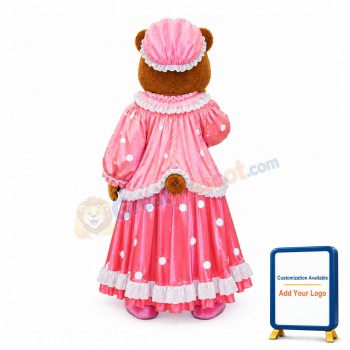 Cute Female bear Mascot Costume