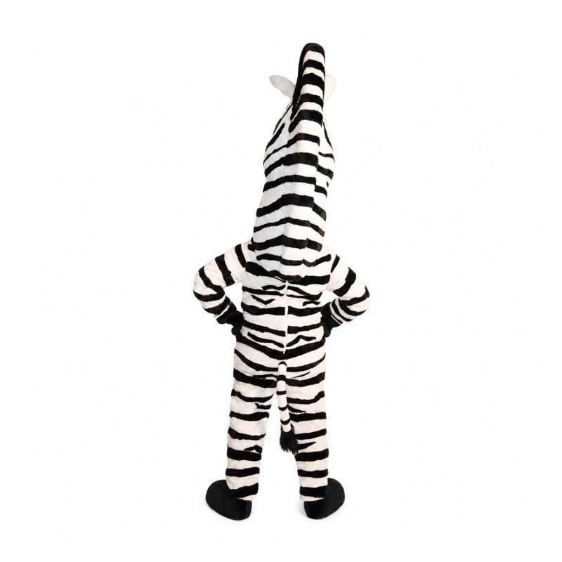 Happy Lightweight Zebra Mascot Costume