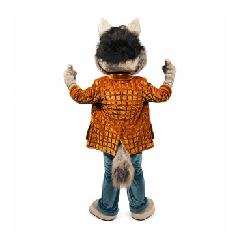 Friendly Wolf Mascot Costume