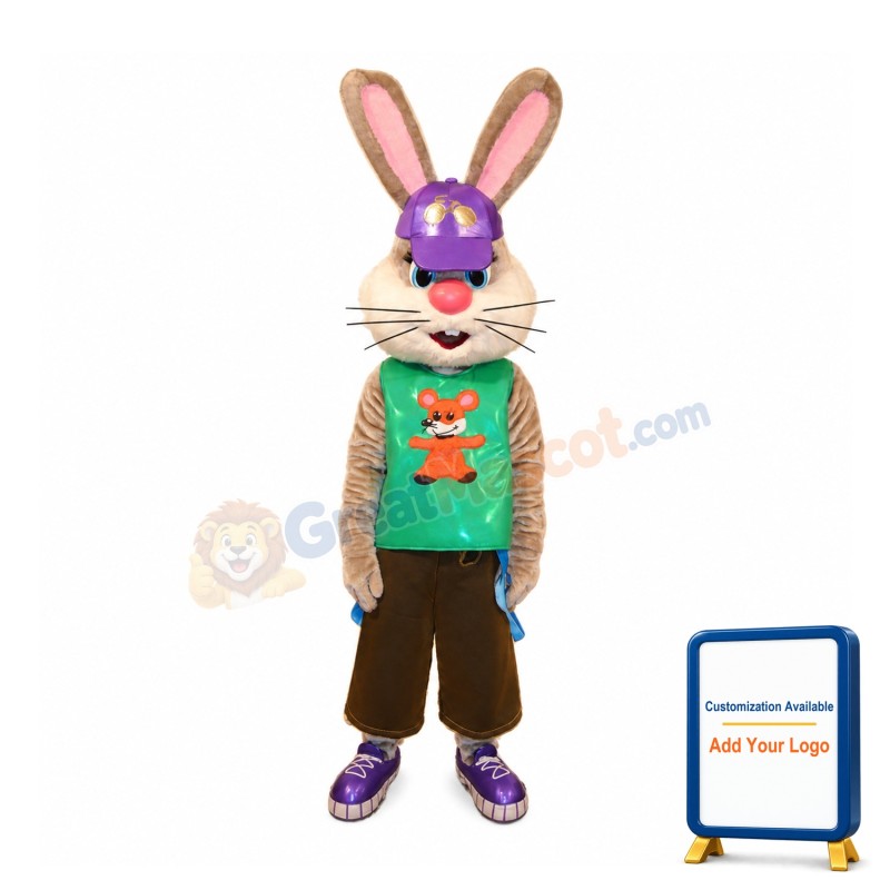 Sport Rabbit Mascot Costume