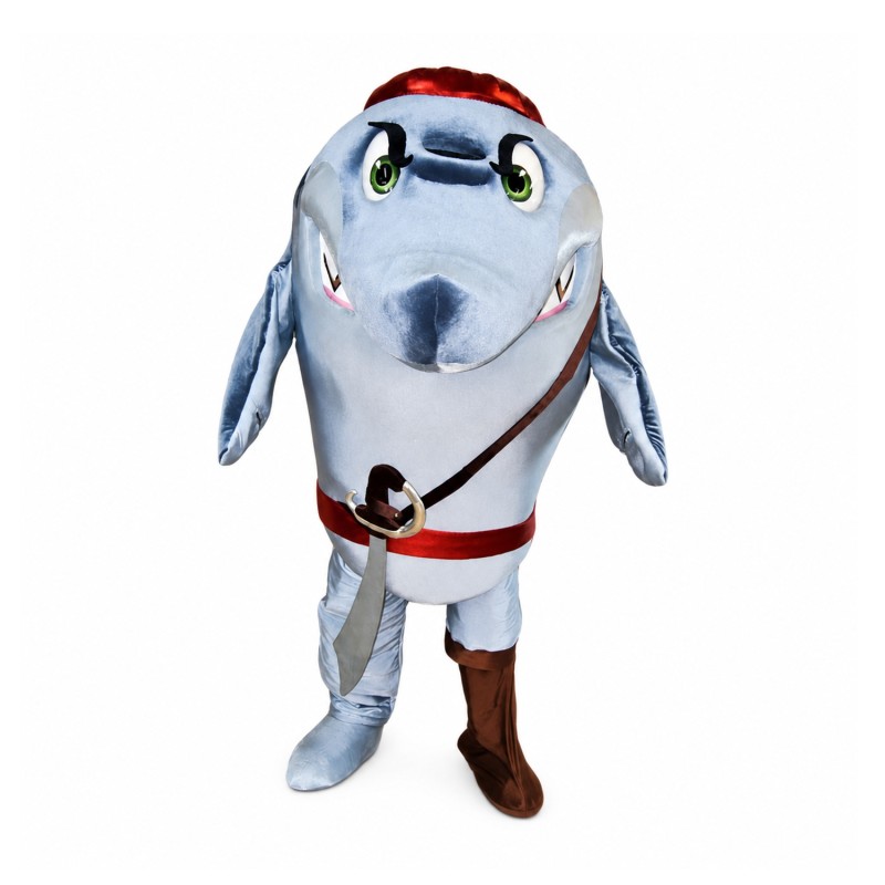 Pirate Shark Mascot Costume