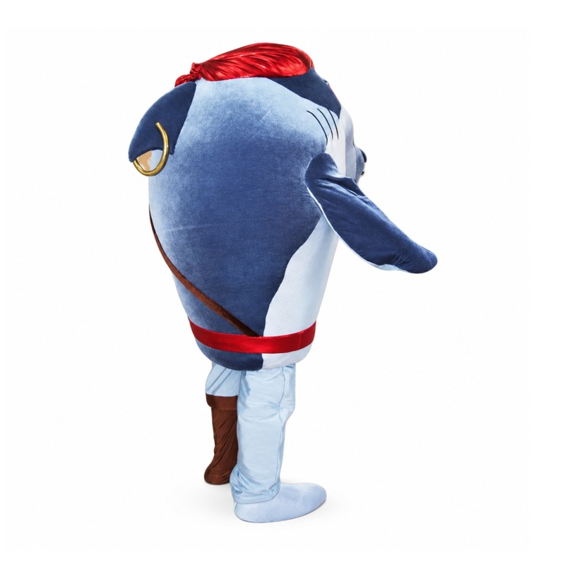 Pirate Shark Mascot Costume