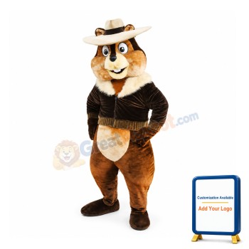 Happy Lightweight Chipmunk Mascot Costume