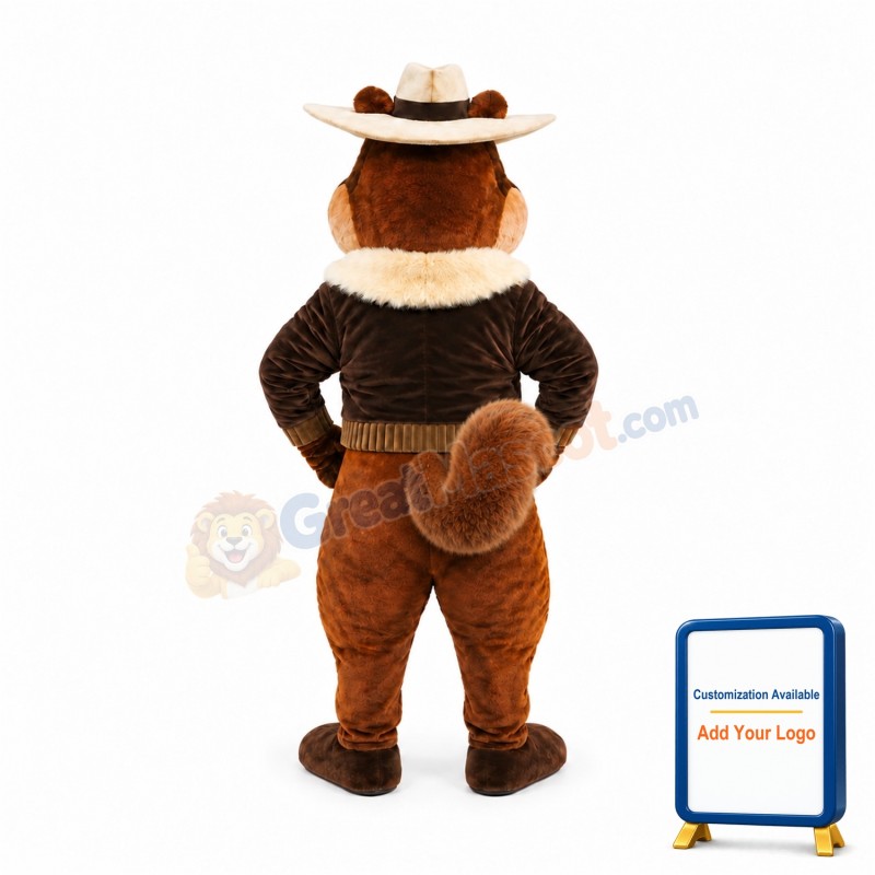 Happy Lightweight Chipmunk Mascot Costume