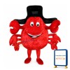 Happy Lightweight Crab Mascot Costume
